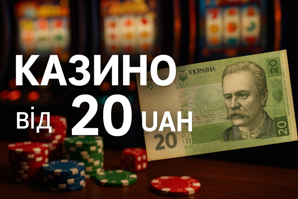 Казино від 20 грн в Україні — гра з мінімальними витратами