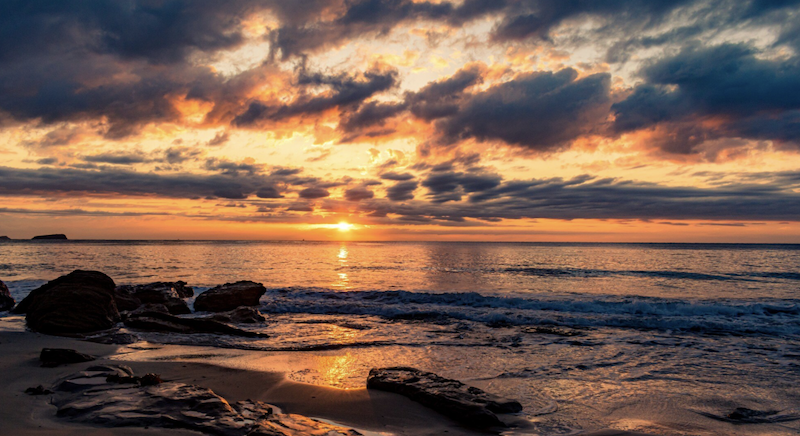 Приклади речень про захід сонця для учнів початкових класів